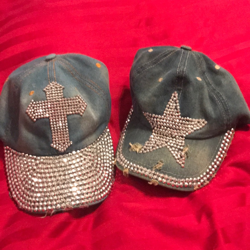 Like new two bling hats